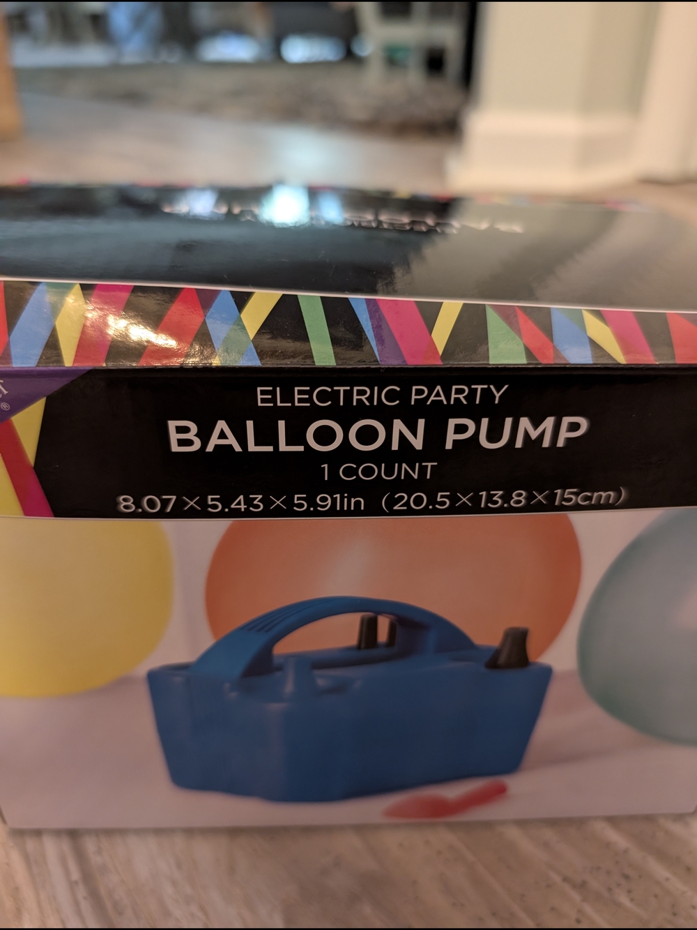 Electric Party Balloon Pump, Blue, New